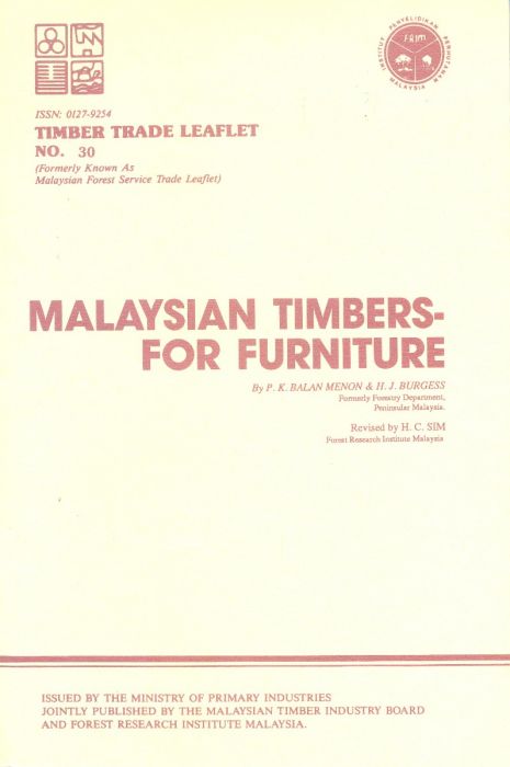 Malaysian Timbers - Bintangor - TTL 89